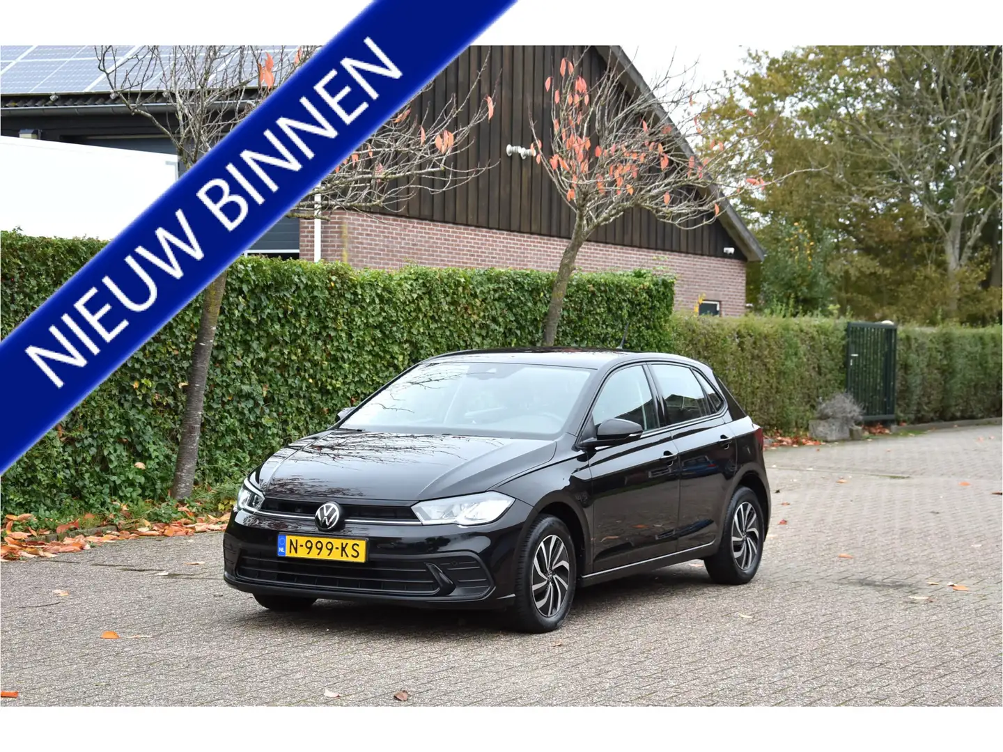 Volkswagen Polo 96 PK TSI Life nieuw model NAP 1e eigenaar Carplay Noir - 1