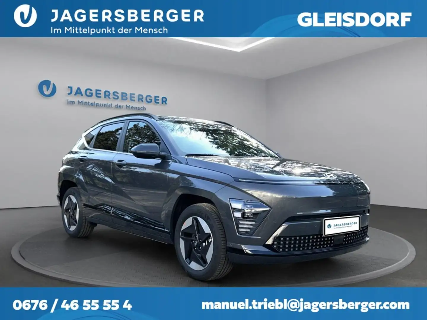 Hyundai KONA EV (SX2) GO 65,4 kWh k4eg1-PK1-OP2/P7 Schwarz - 1