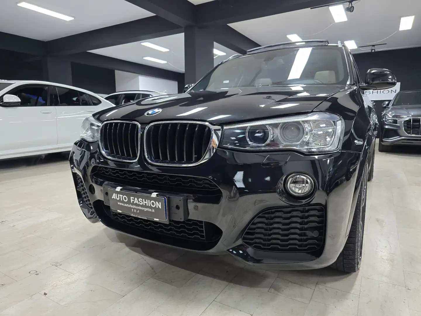 BMW X3 X3 xdrive20d Msport auto (Tetto panorama) Nero - 2