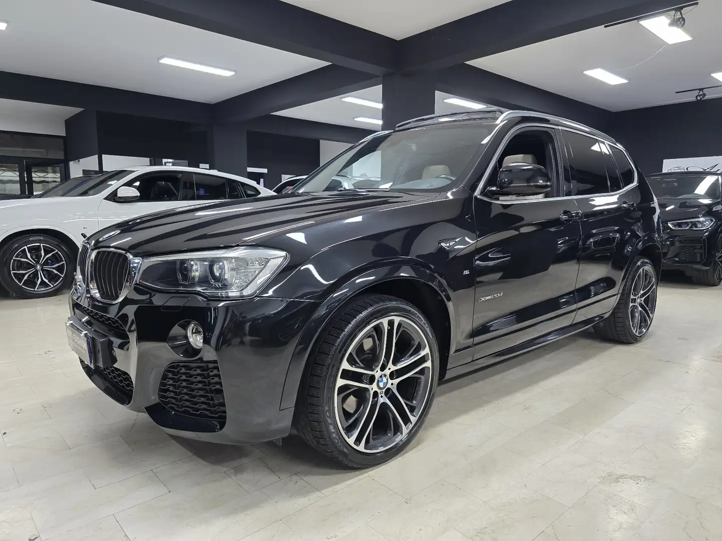 BMW X3 X3 xdrive20d Msport auto (Tetto panorama) Nero - 1