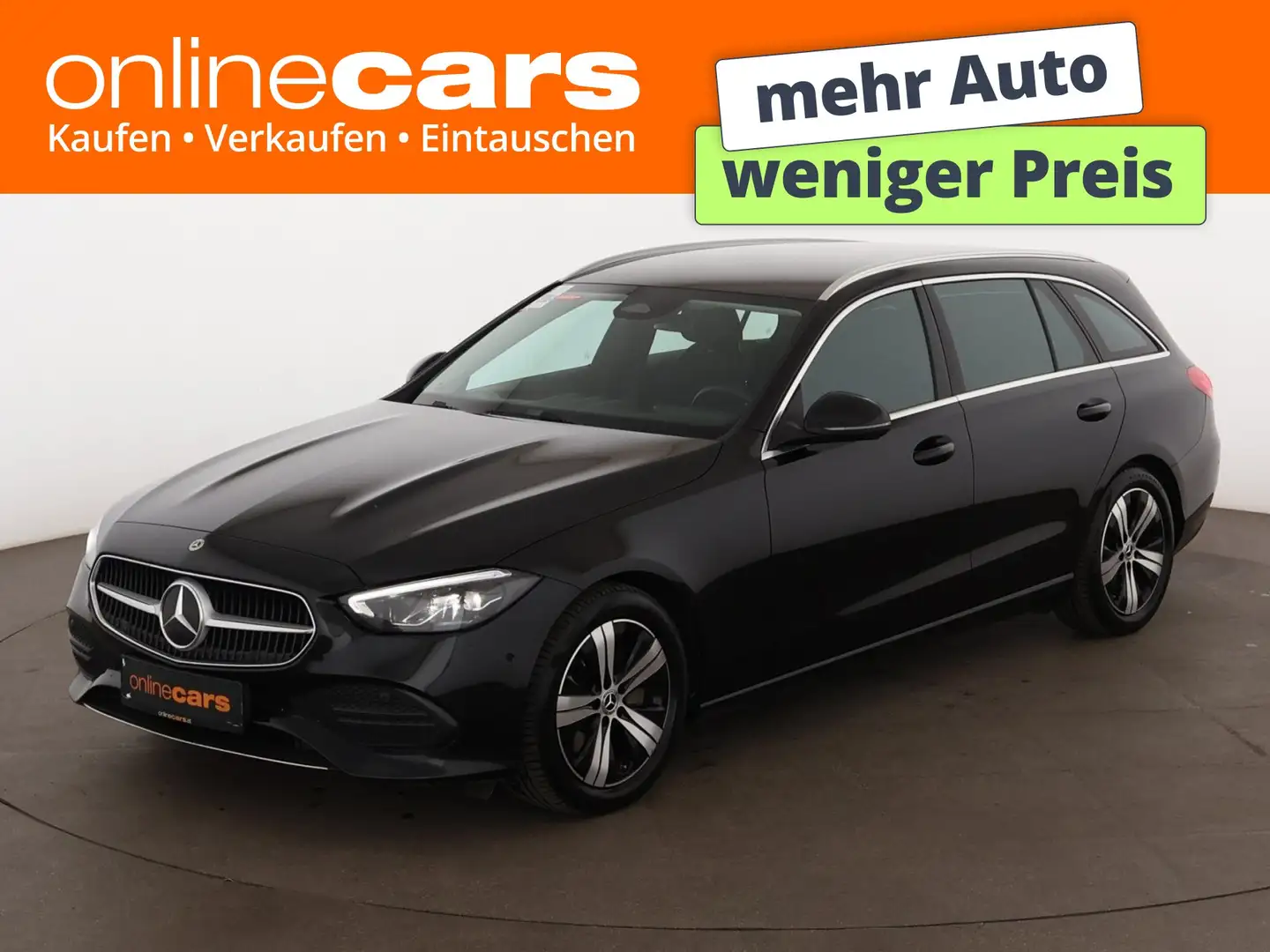 Mercedes-Benz C 200 d Avantgarde Aut LED LEDER NAVI SITZHZG PDC Schwarz - 1