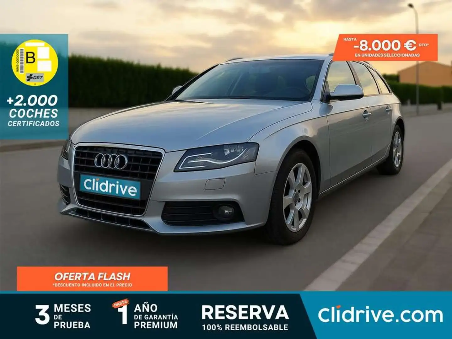 Audi A4 Avant 2.0TDI 90kW Gris - 1