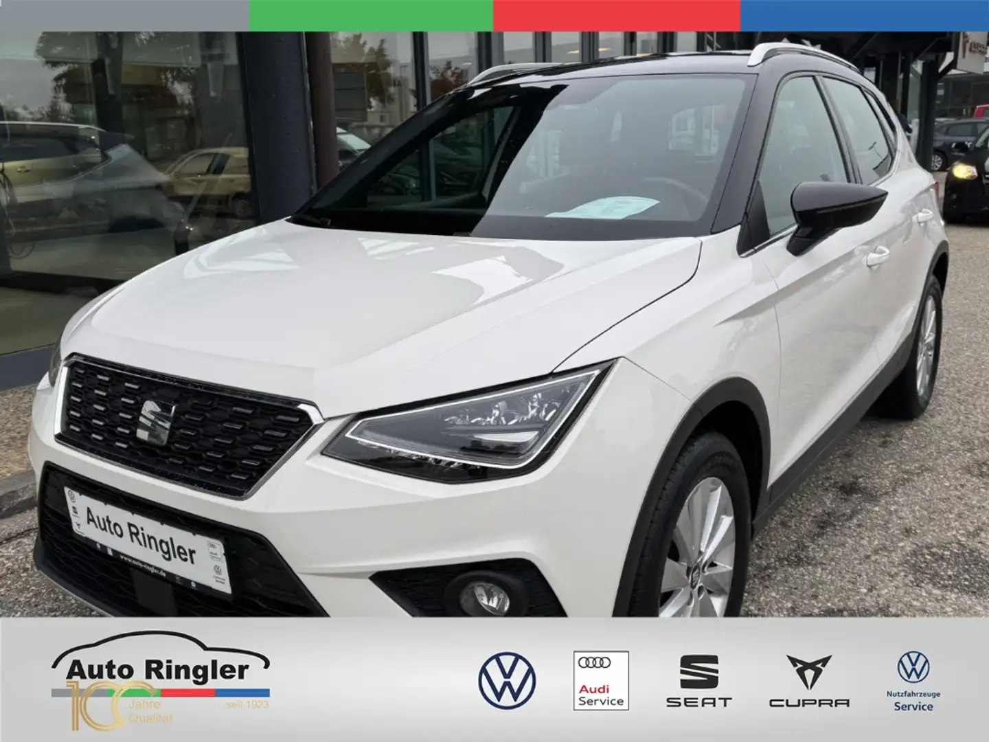 SEAT Arona 1.0 TSI VOLL-LED,NAVI,SITZHZG Weiß - 1
