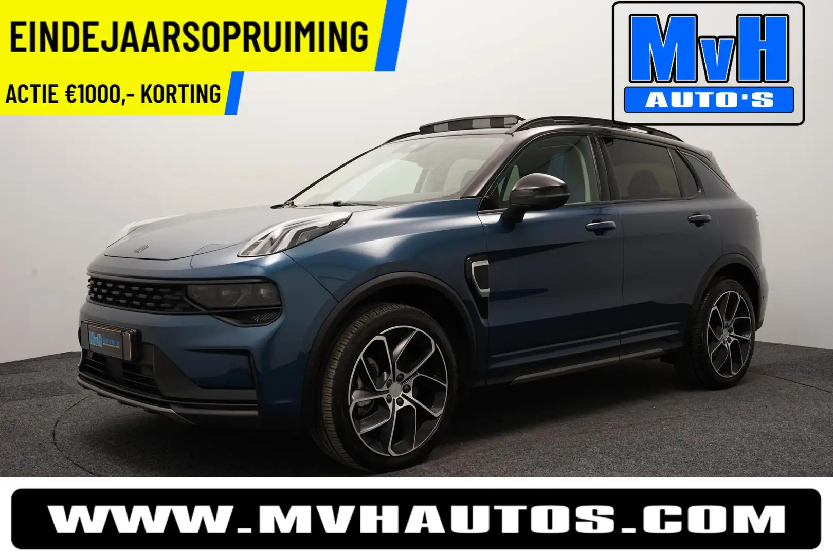 Lynk & Co 01 1.5 Plug-in Hybride|FULL BLACK|360°CAM|PANO|NAP Blu/Azzurro - 1