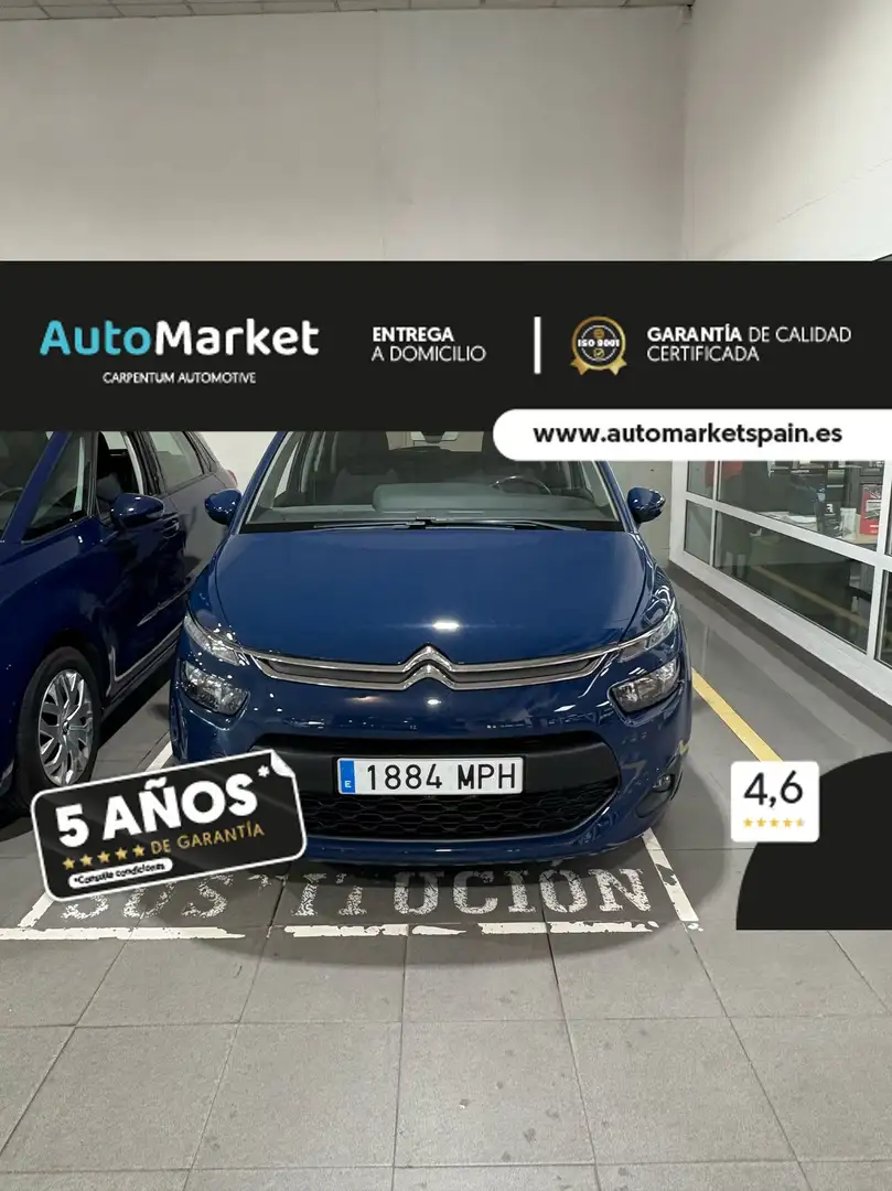 Citroen C4 Picasso 2.0HDI Exclusive CAS Azul - 2