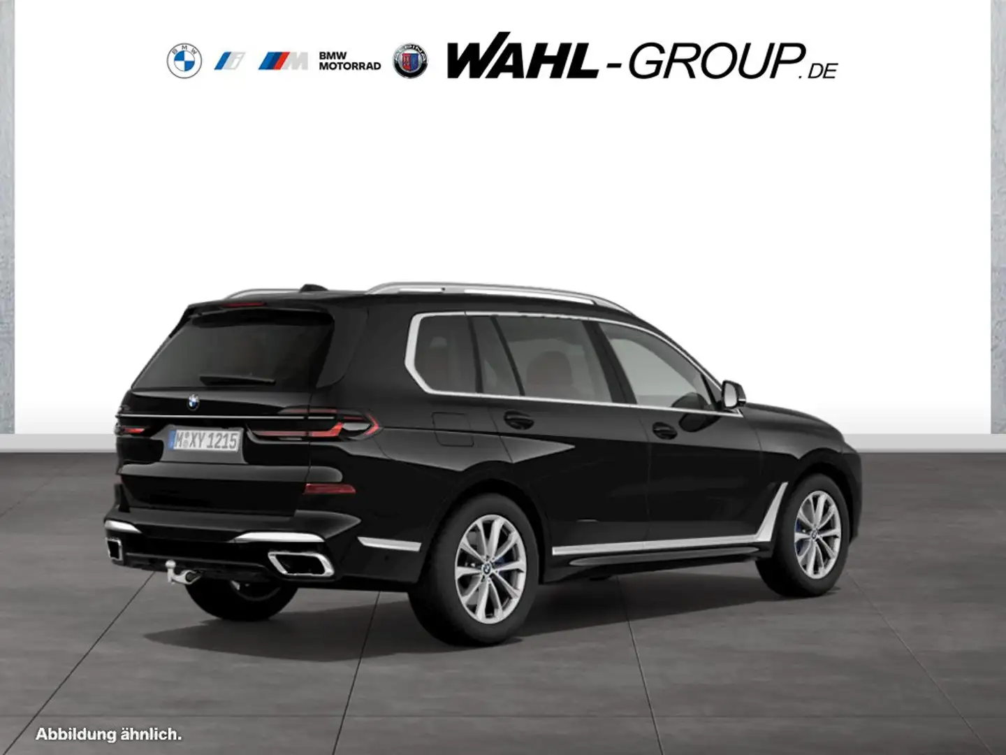 BMW X7 xDrive40d M SPORT AHK STANDHZG ICONIC GLOW   GESTI Schwarz - 2