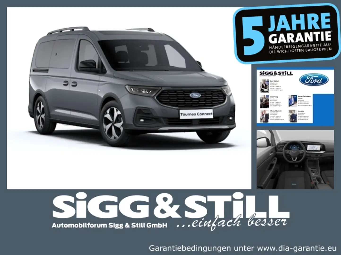 Ford Grand Tourneo Connect Active L2 7-SITZER*iACC*NAVI*CAM Gri - 1