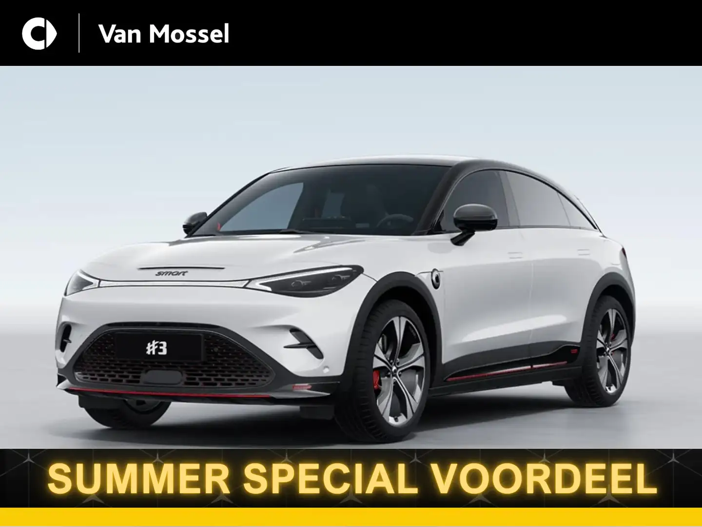 smart #3 BRABUS / Stoelverwarming / Sportstijl stuurwiel in Wit - 1