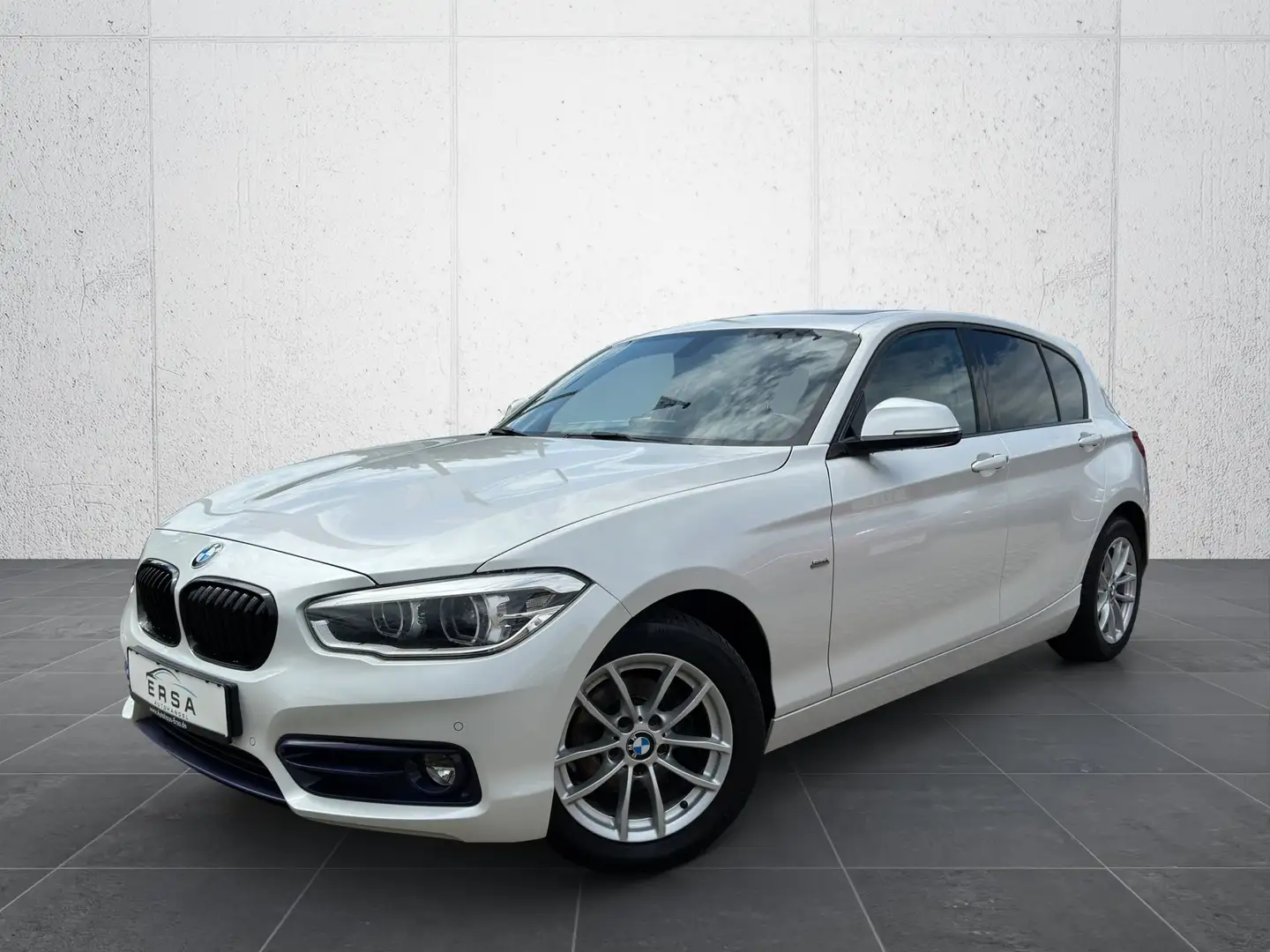 BMW 118 i SportLine*Leder*LED*NaviProf*H&K*S-Dach* Blanco - 1