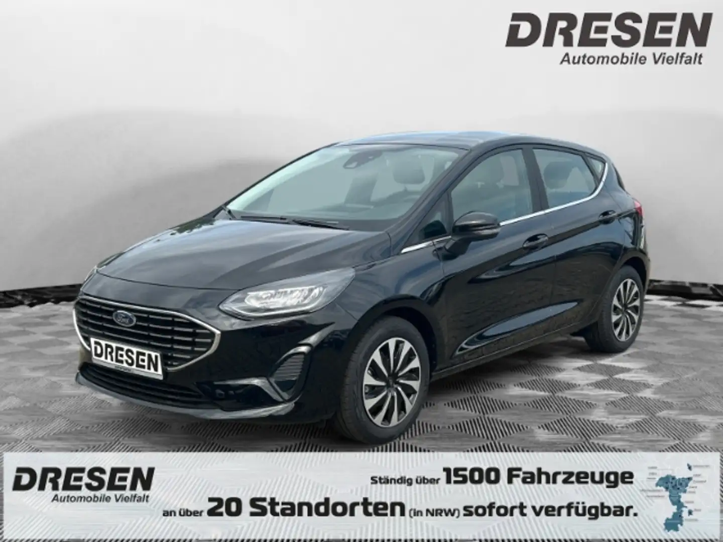 Ford Fiesta Titanium *Tageszulassung* LED Klimaautom DAB Ambie Fekete - 1