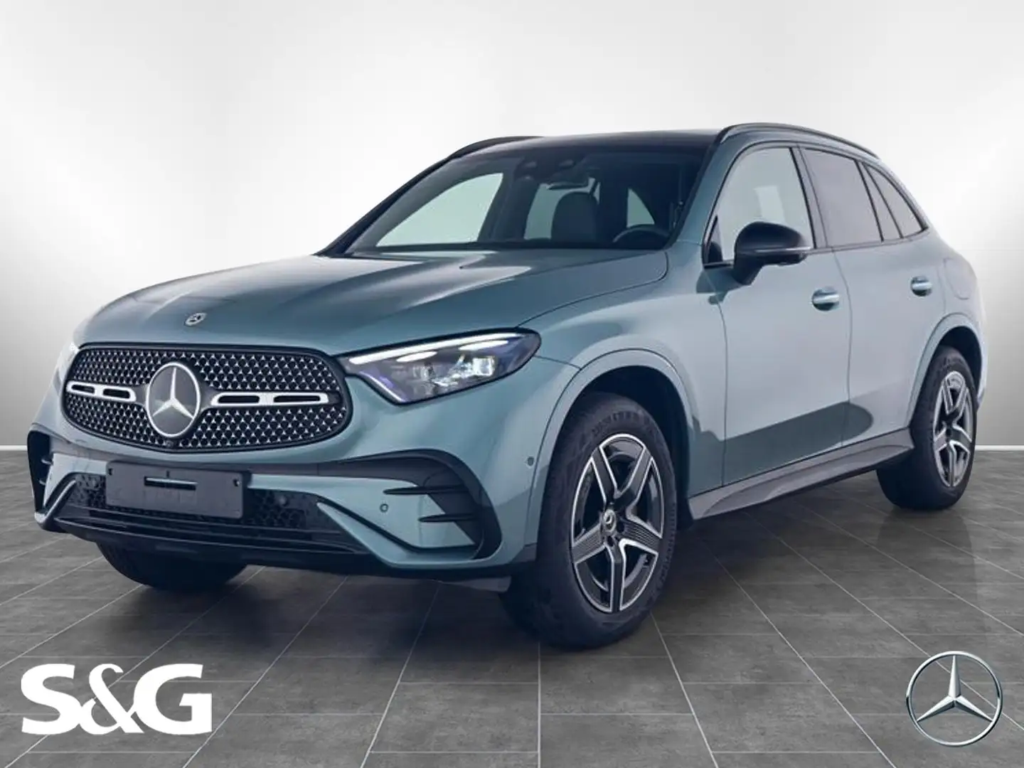 Mercedes-Benz GLC 300 de 4M AMG MBUX+AHK+360°+Pano+DIG-LED Silber - 1