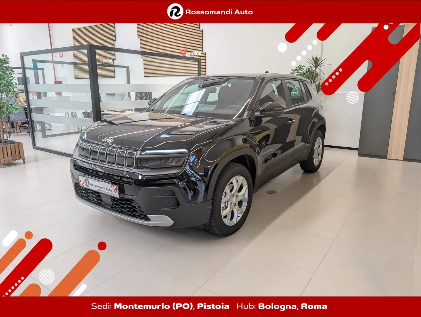 Jeep Avenger Avenger 1.2 Turbo 100 CV MHEV Altitude Schwarz - 1