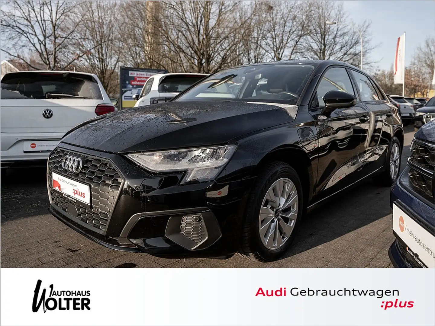Audi A3 Sportback 40 TFSIe NAVI ACC SHZ ALU PDC Schwarz - 1