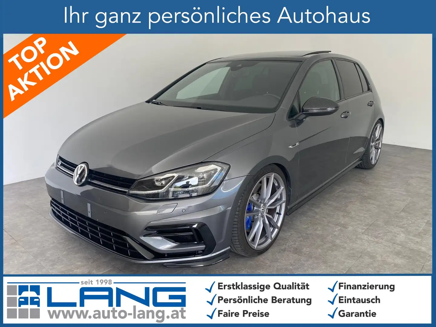 Volkswagen Golf VII 4Motion 2.0 TSI BMT R OPF LED*ACC*NAVI*PANO... Grau - 1