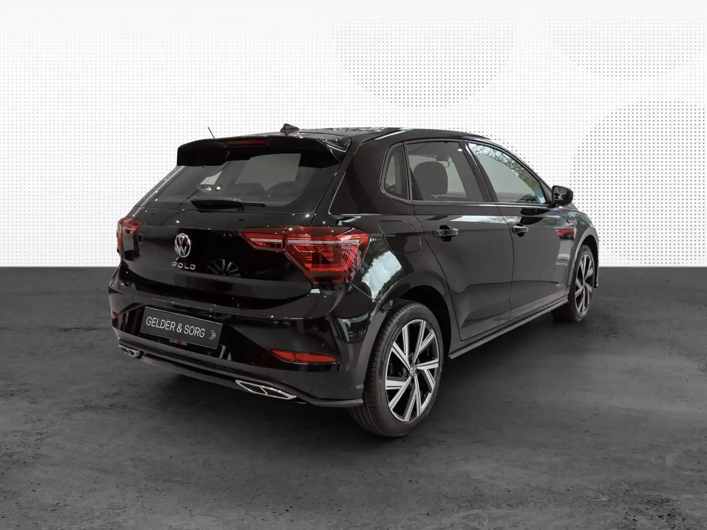 Volkswagen Polo R-Line 1.0 TSI NAV*IQ.LIGHT*USB*IQ.DRIVE*SH Schwarz - 2