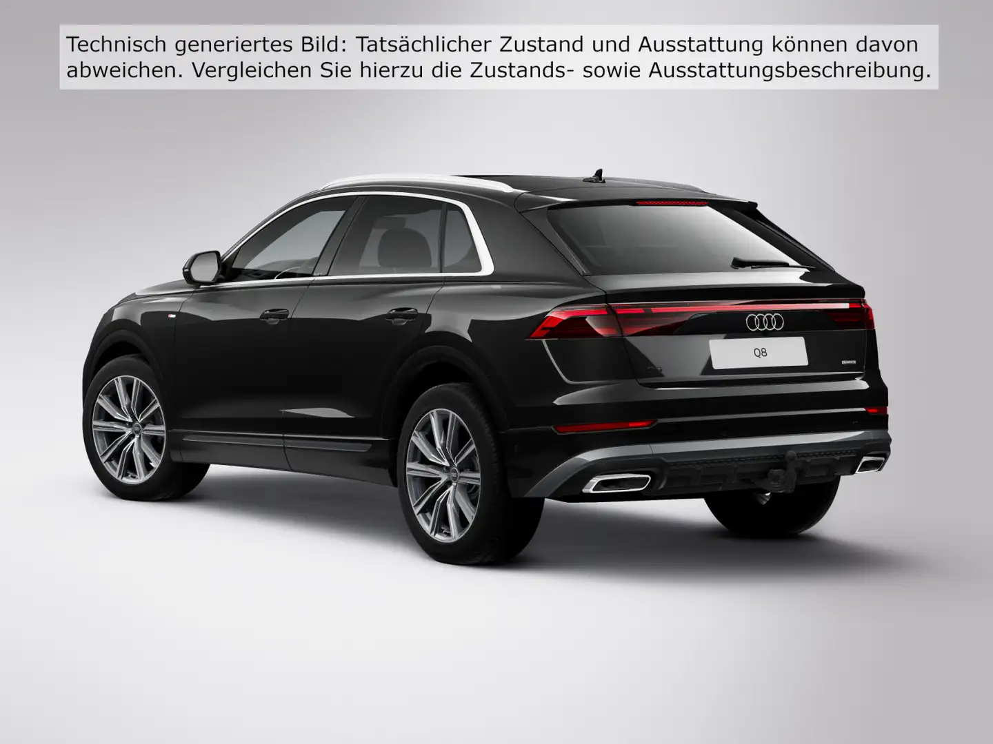 Audi Q8 50 TDI qu S line tip*Air*HUD*Pano*Matrix*Virt Schwarz - 2