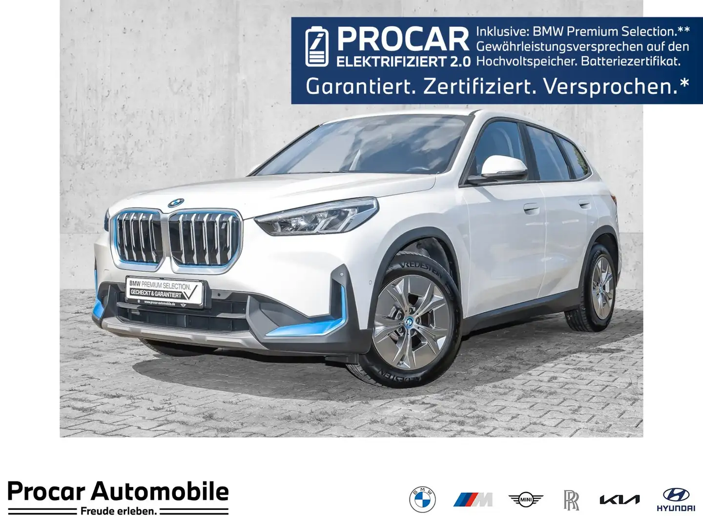BMW iX1 xDrive30 Widscreen Display Navi RFK DAB Bianco - 1