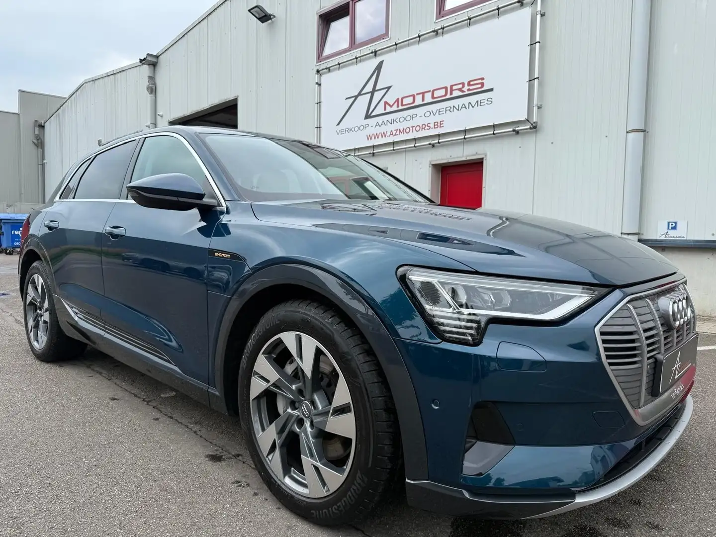 Audi e-tron 55 Quattro Pano/Keyless/Carpl/HeadUp/Trekh/Camera Bleu - 1