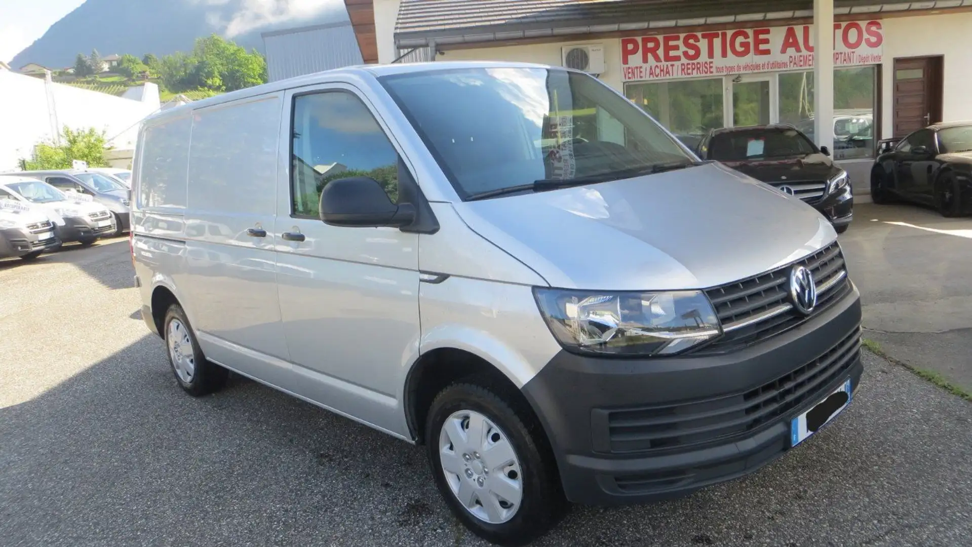 Volkswagen Transporter 2.0 TDI 102cv business L1H1 3 places, 1ere main Gris - 2