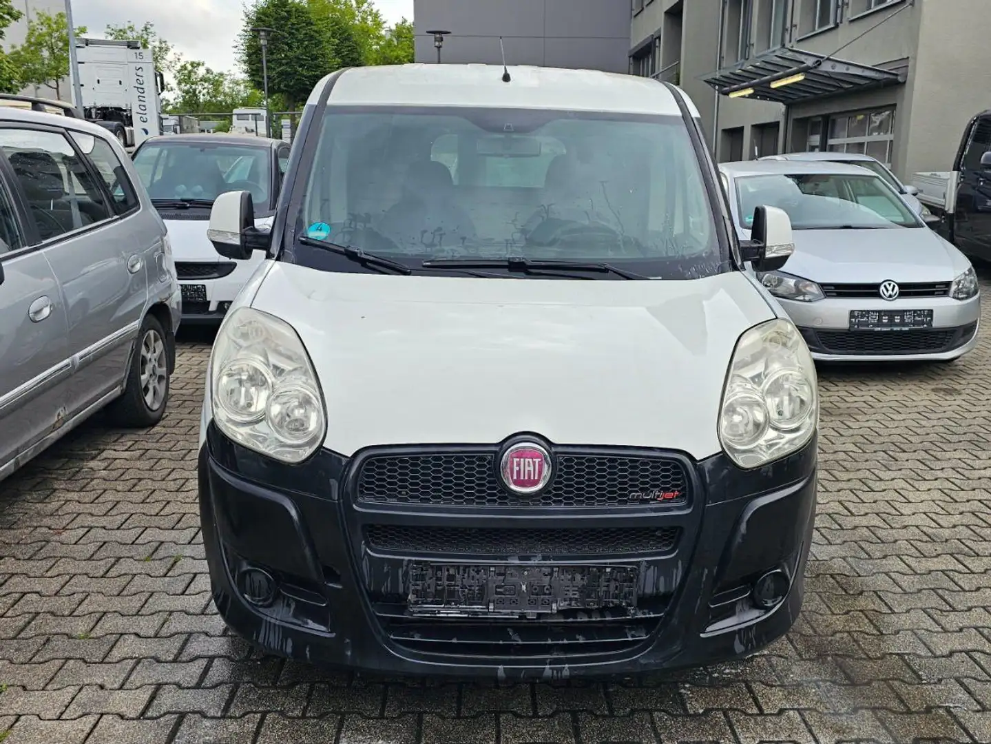 Fiat Doblo SX Kasten,Klima Blanco - 2