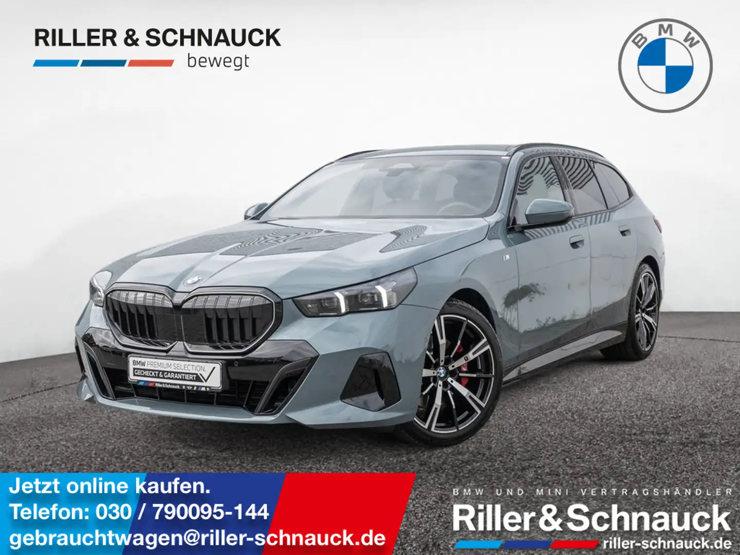 BMW 520 d Touring M-Sport Pro AHK+SITZBELÜFTUNG+HK Grün - 1