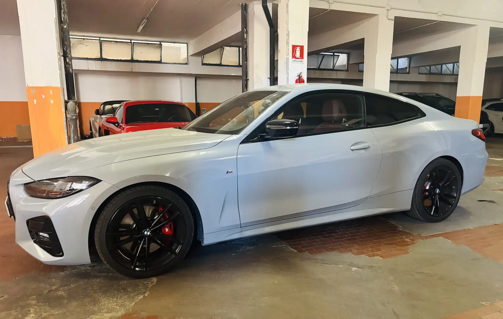BMW 420 d Coupe mhev 48V Msport auto ITALIANA Grigio - 2