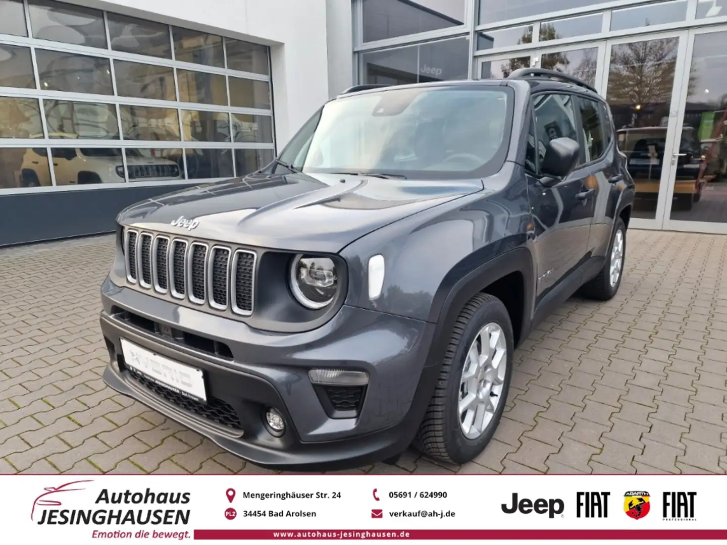 Jeep Renegade Altitude e-Hybrid WinterPaket CarPlay Navi Digital Gris - 1