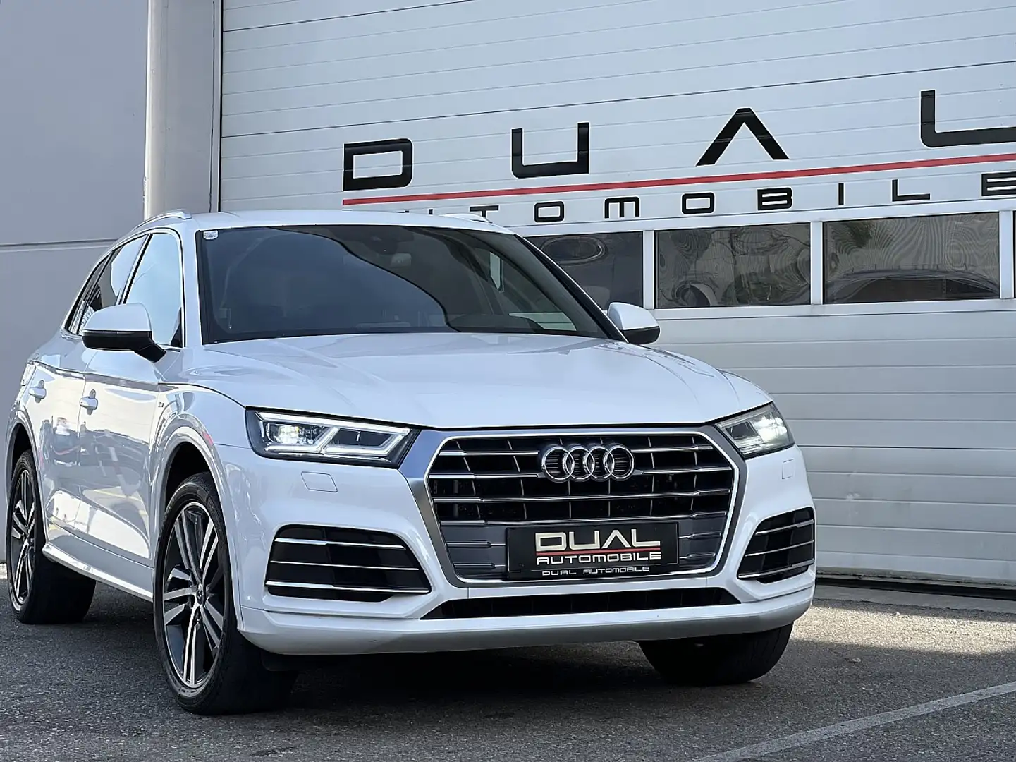Audi Q5 2,0 TDI quattro S-tronic|S-LINE|AHK|NAVI|LEDER Weiß - 2