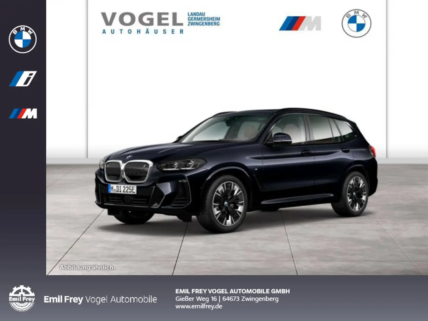 BMW iX3 Elektro BAFA bereits abgezogen Head-Up DAB Negro - 1