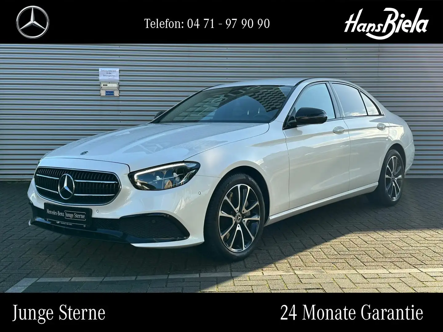 Mercedes-Benz E 450 E 450 4M Limo Avantgarde/18"/Night/Wide/LED/Kam Weiß - 1