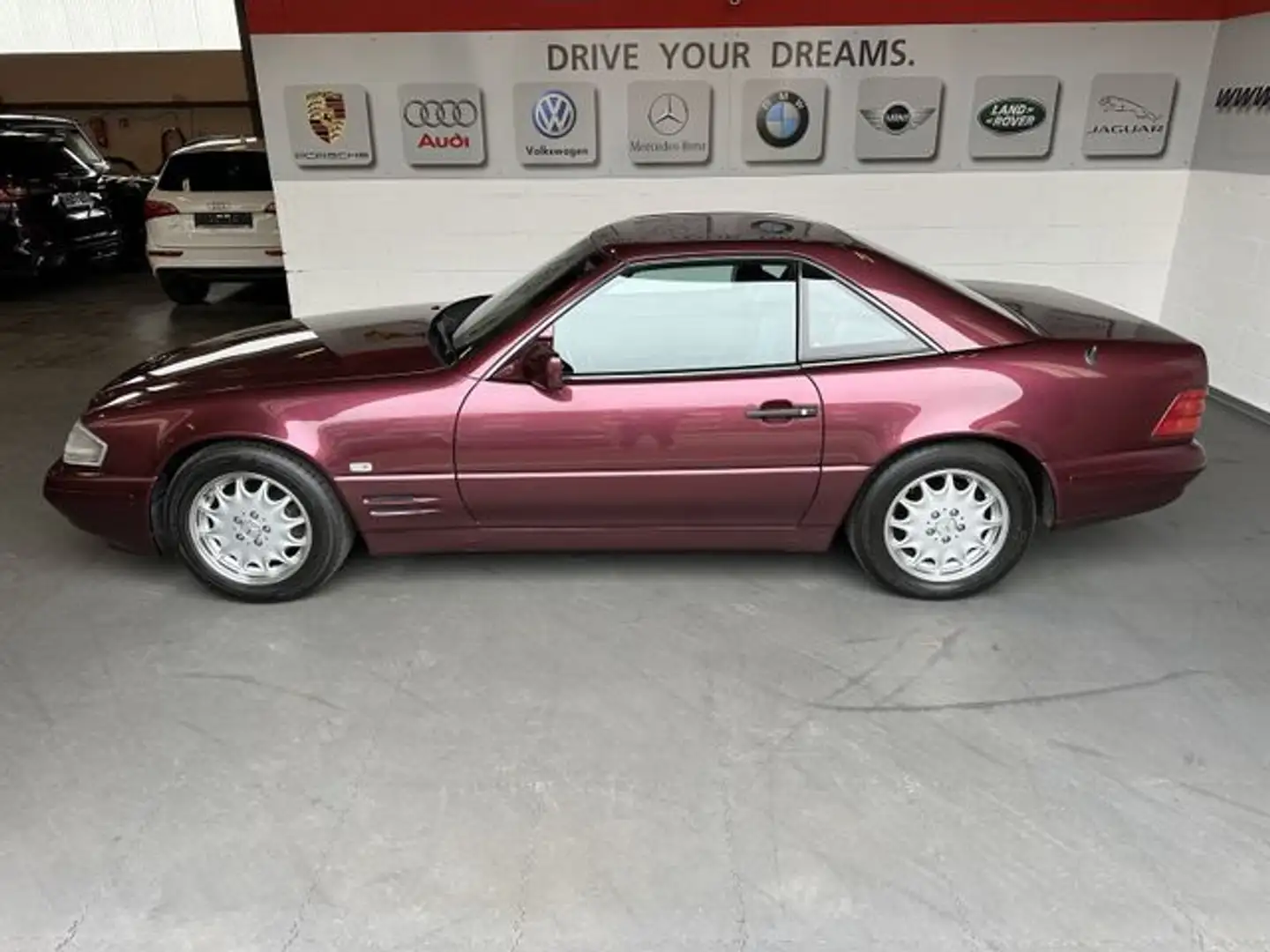 Mercedes-Benz SL 280 Automatik*Hardtop*Klima*orginal Zustand* Rouge - 2