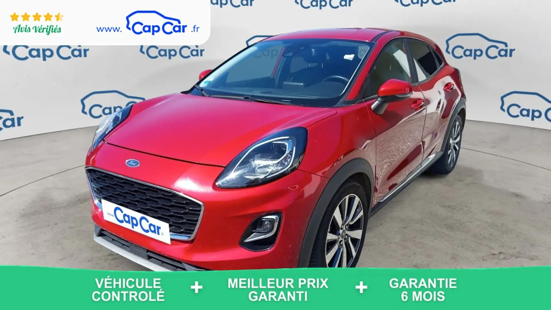 Ford Puma 1.0 EcoBoost 125 mHEV Titanium X Rouge - 1