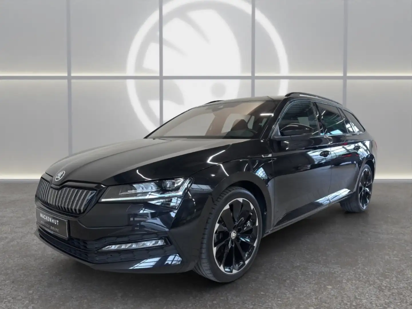 Skoda Superb Combi SportLine 1.4l TSI iV AHK+STDH+360° Schwarz - 1