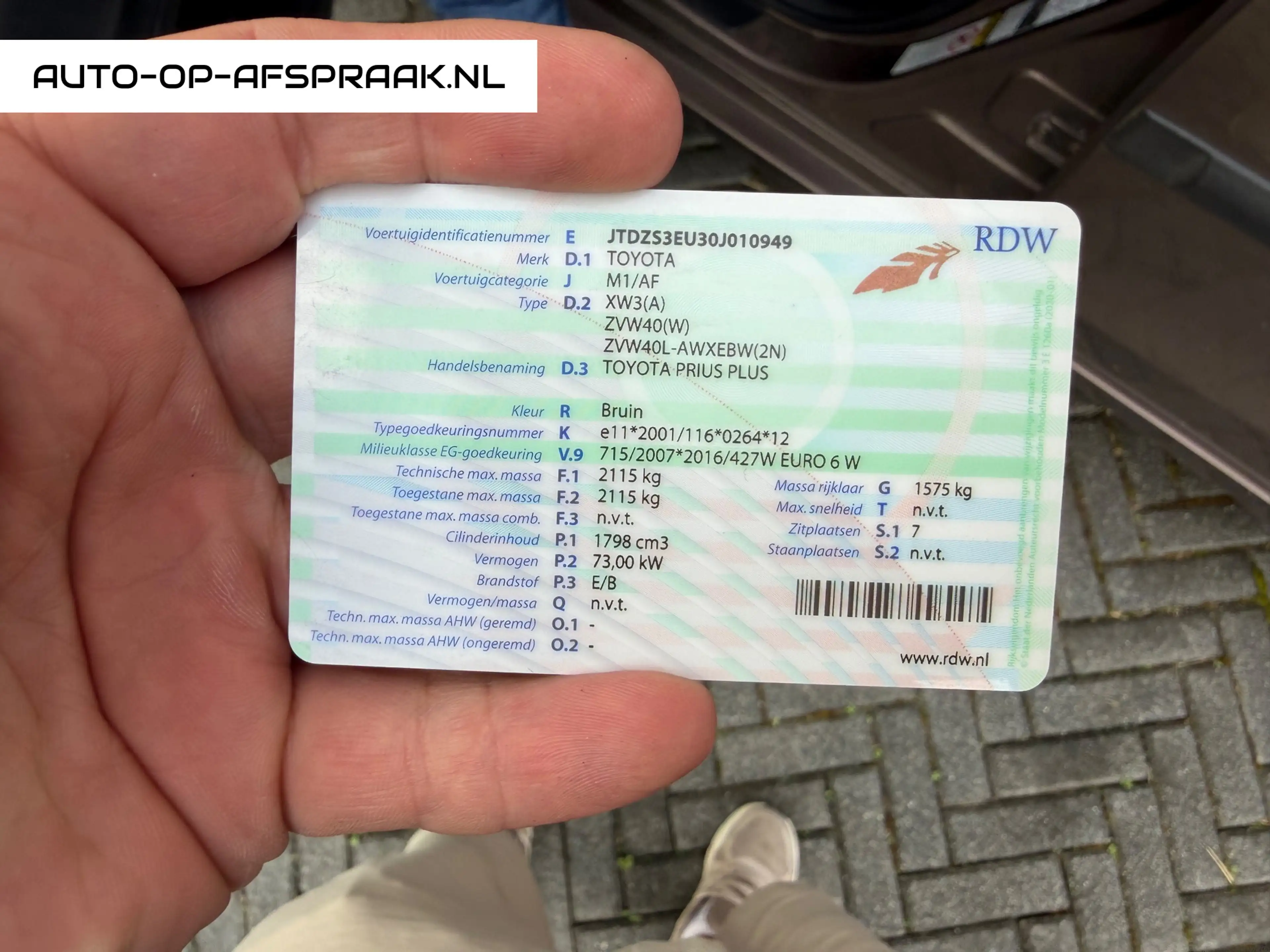 Toyota Prius+ 1.8 Business Plus Pano Automaat 7p Leer Navi Clima — photo 9