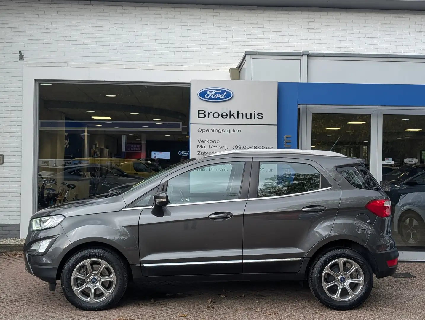 Ford EcoSport 1.0 EcoBoost Titanium 125pk | Carplay | Navi | Win Grijs - 2