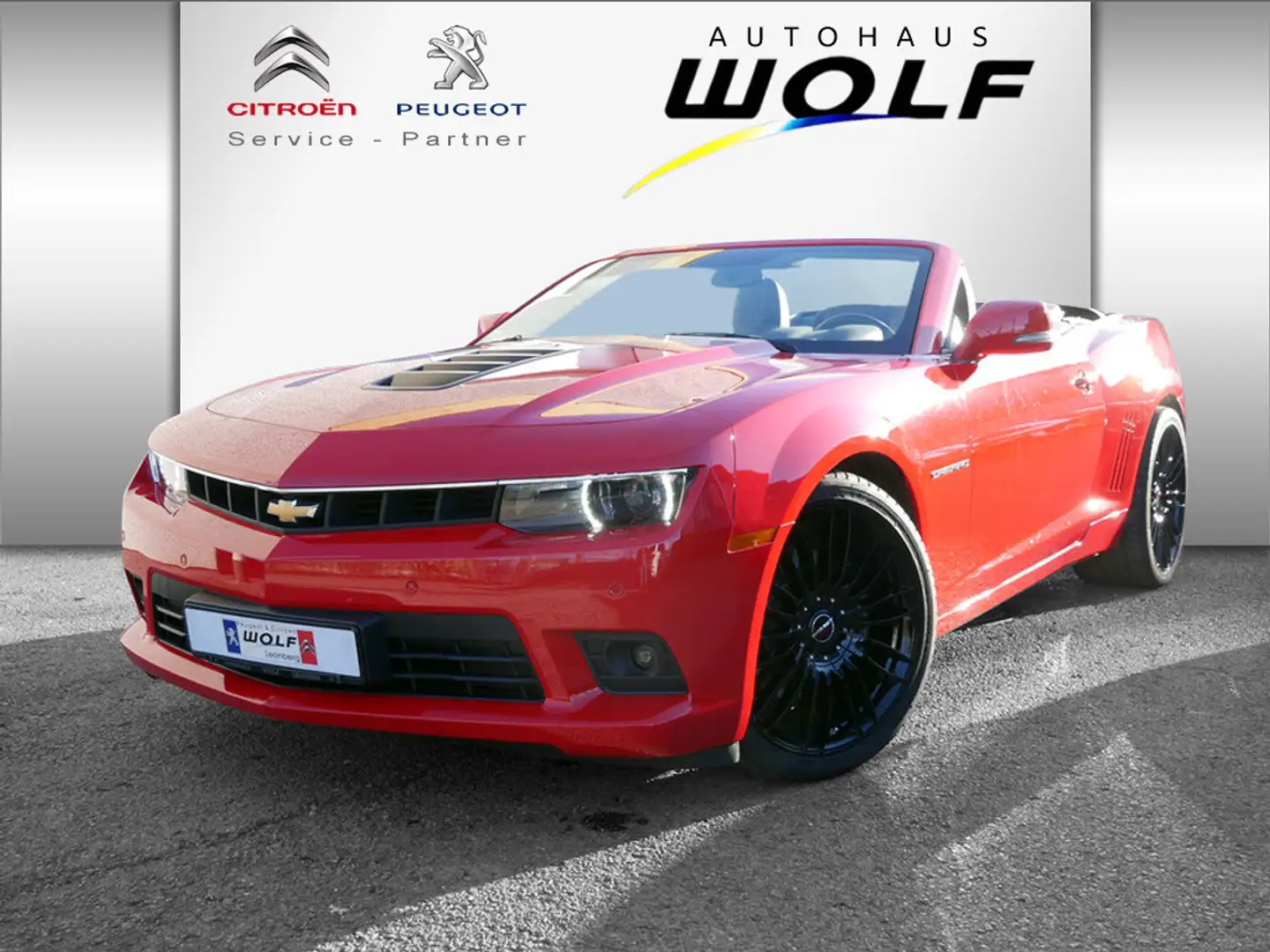 Chevrolet Camaro V8 Cabrio LEDER KAMERA XENON NAVI HUD Rot - 1