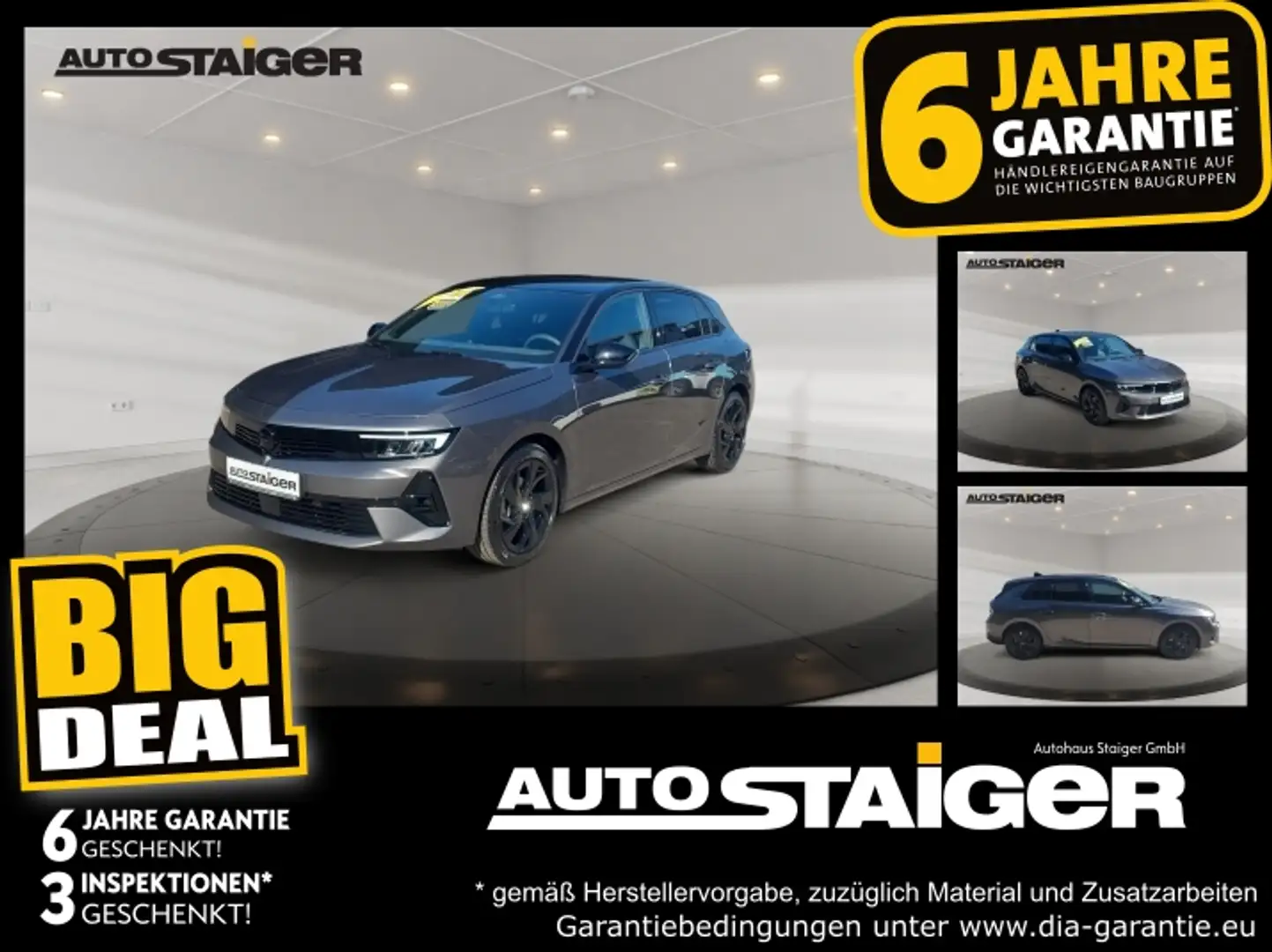 Opel Astra L GS Line 360 Kamera*Leder-Alcantara Sitze Grau - 1