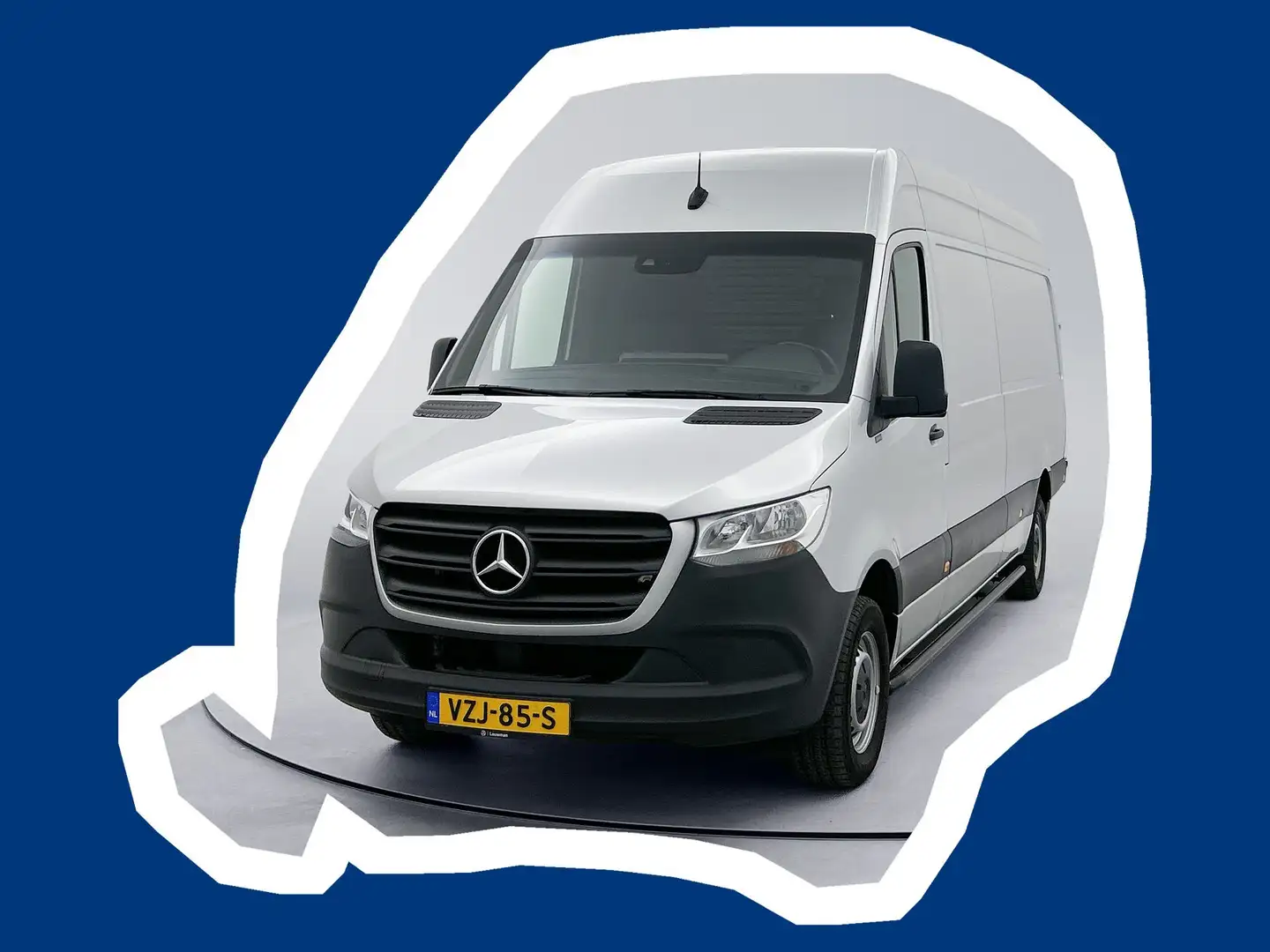 Mercedes-Benz Sprinter 315 1.9 CDI L3H2 Automaat Navigatie Achteruitrijca Zilver - 1