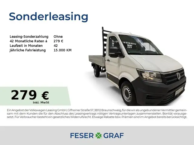 Volkswagen Crafter Klima/AHK/Pritsche