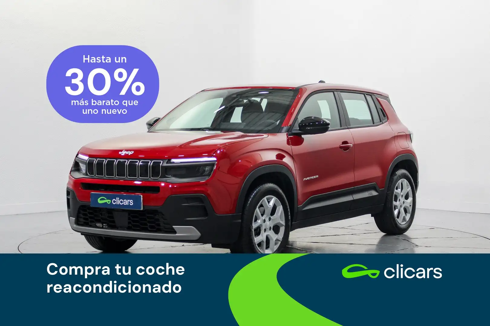 Jeep Avenger 1.2 Altitude 74KW Rojo - 1