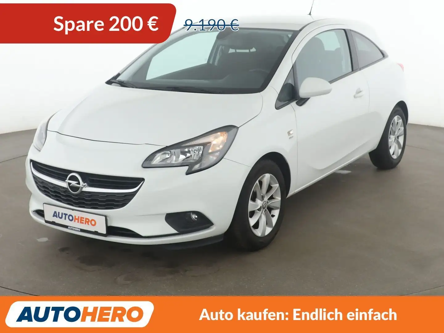 Opel Corsa 1.4 Drive ecoFlex Aut.*TEMPO*PDC*SHZ*KLIMA* Weiß - 1