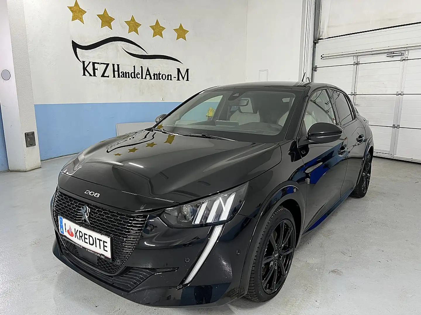 Peugeot e-208 50kWh GT-Line * SOFORT FINANZIERUNG & EINTAUSCH... Černá - 1
