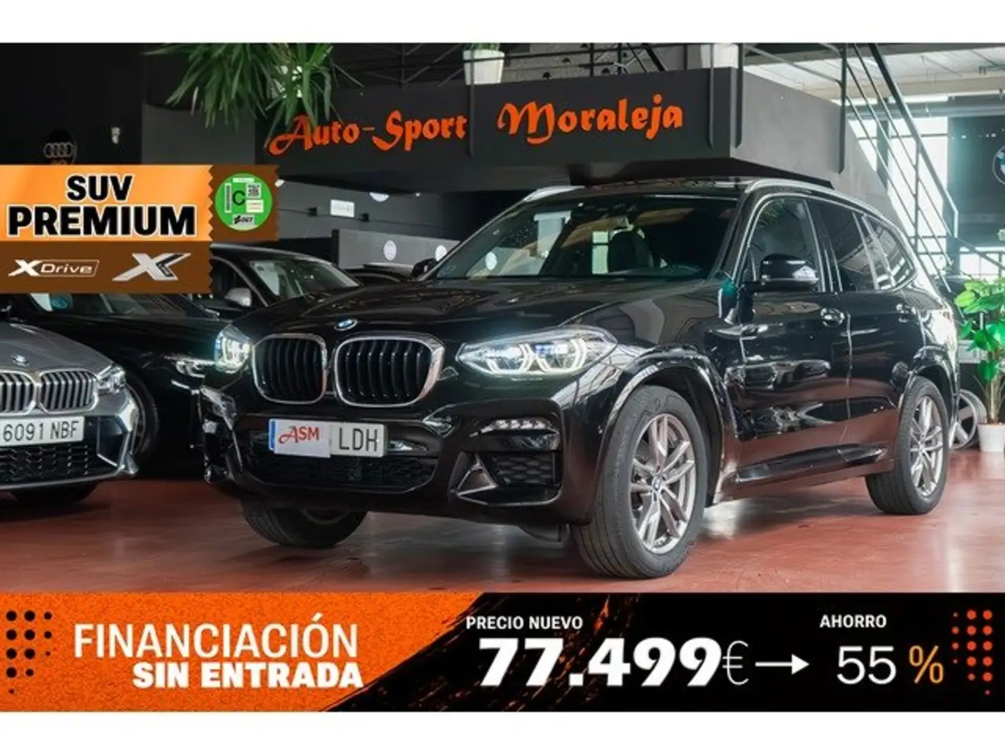 BMW X3 xDrive 20dA Negro - 1