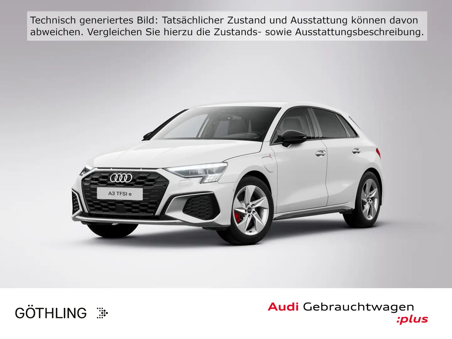 Audi A3 45 TFSI e S line S tro *Matrix*Navi Blanc - 1