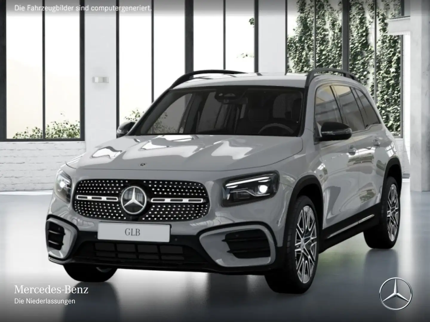 Mercedes-Benz GLB 200 AMG+NIGHT+360°+AHK+MULTIBEAM+TOTW+7G Grau - 2