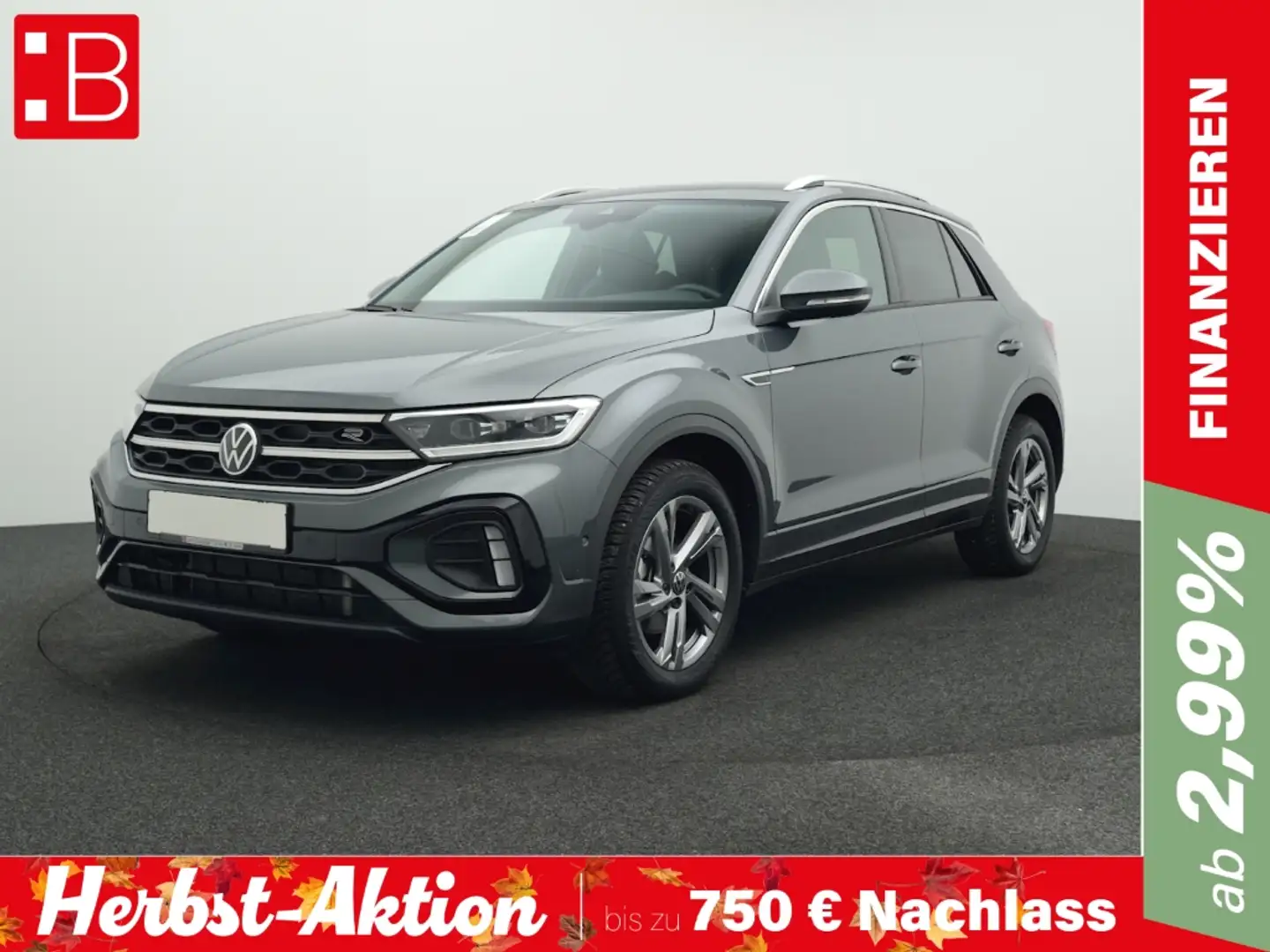 Volkswagen T-Roc 1.5 TSI DSG R-Line NAVI KAMERA IQ.DRIVE Grau - 1