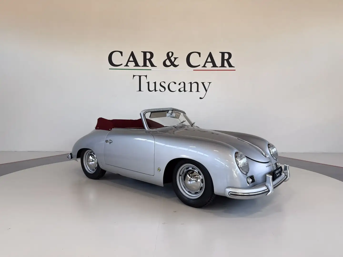 Porsche 356 Cabriolet 1500 Pre A Argent - 1