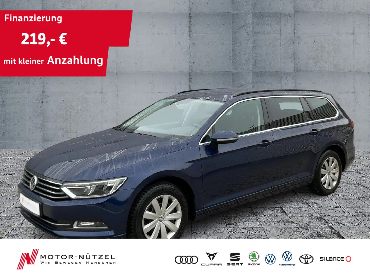 Volkswagen Passat Variant 1.5 TSI COMFORTLINE NAV+ACC+2xPDC Bleu - 1