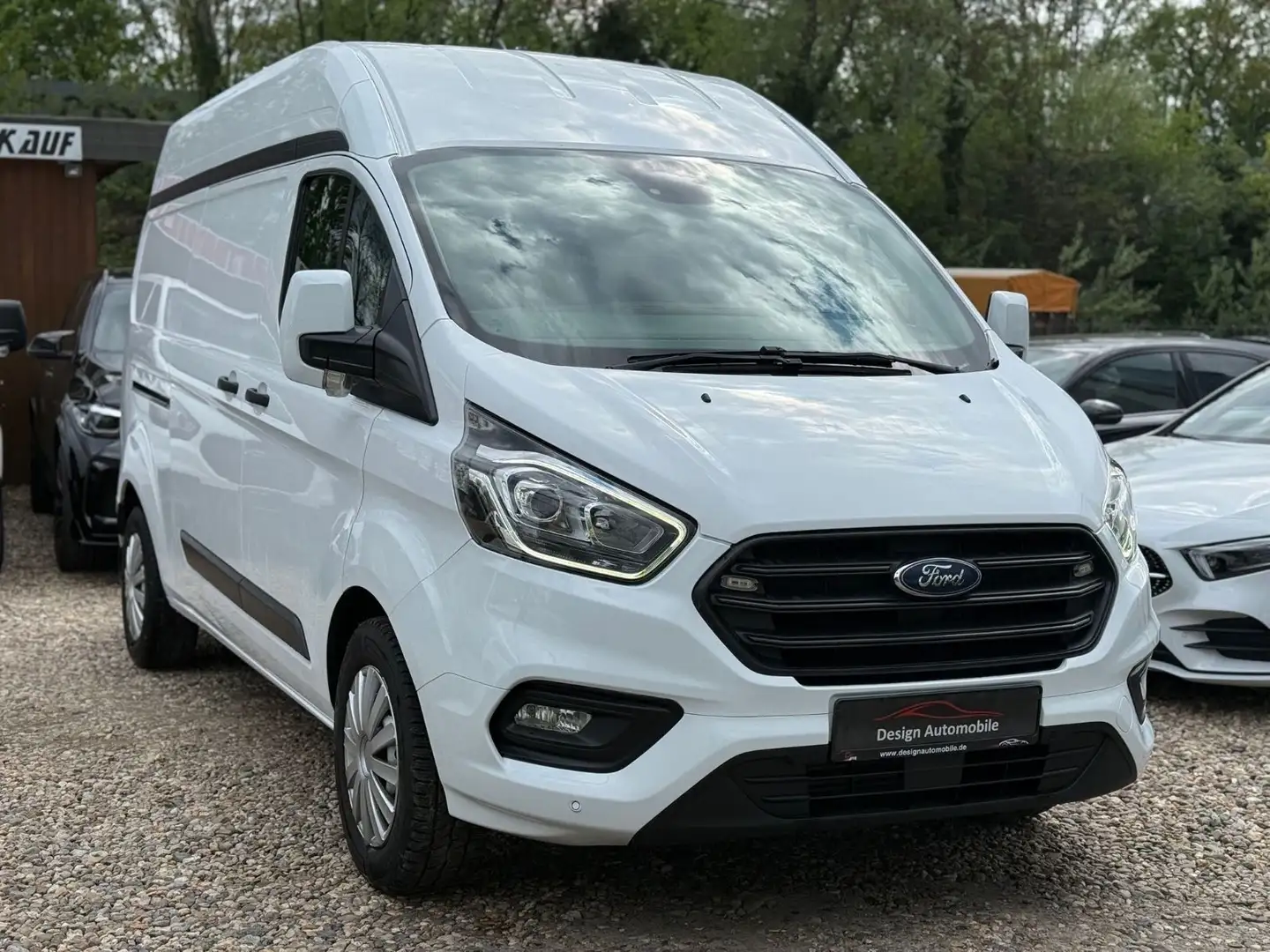 Ford Transit Custom Kasten 320 L2 H2Trend Hochdach Blanc - 1