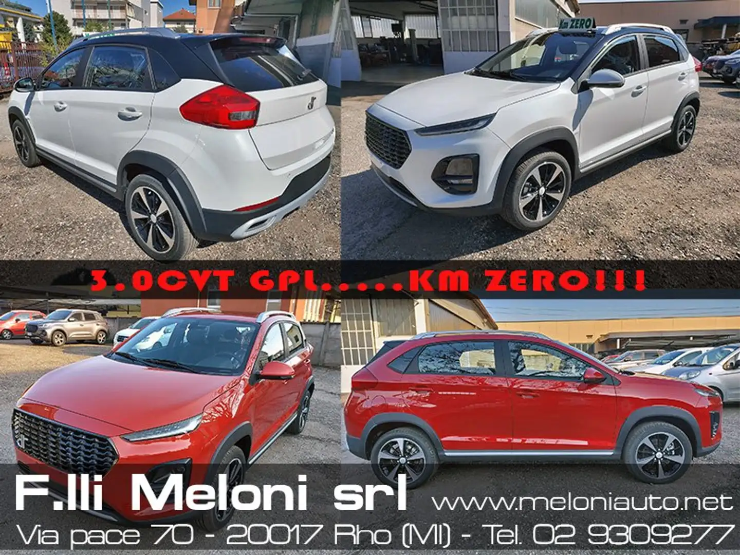 DR Automobiles DR 3.0 dr 3.0 1.5 Gpl automatica - KM. ZERO! vari colori Červená - 1